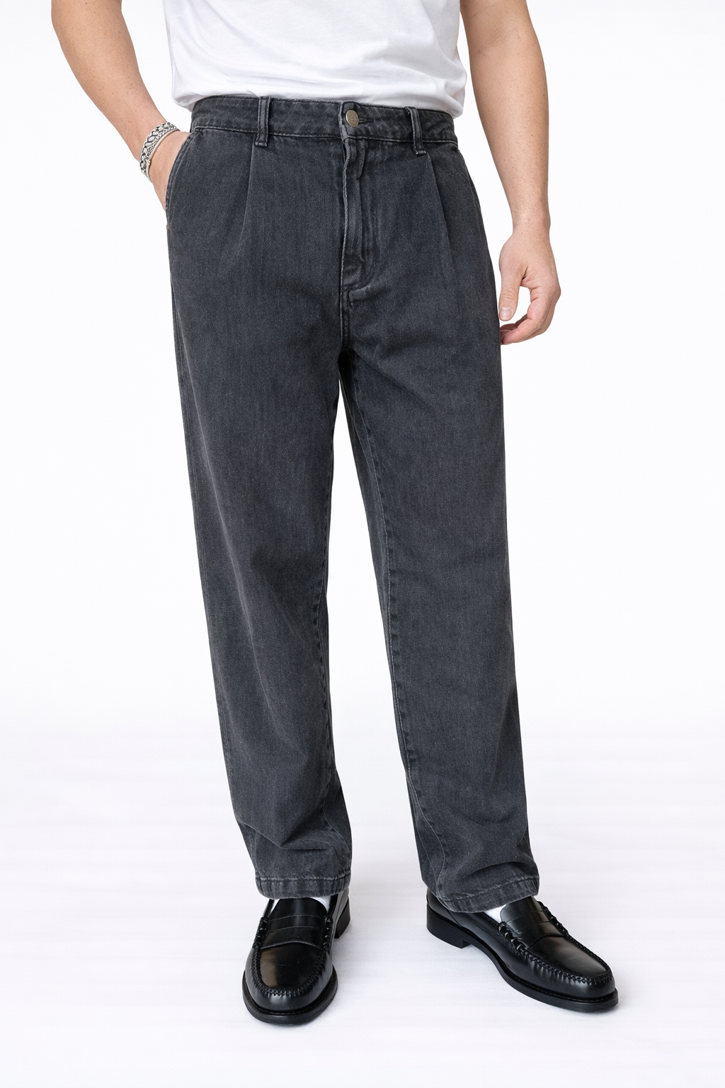 Denim Japan Antracite Chino Pence