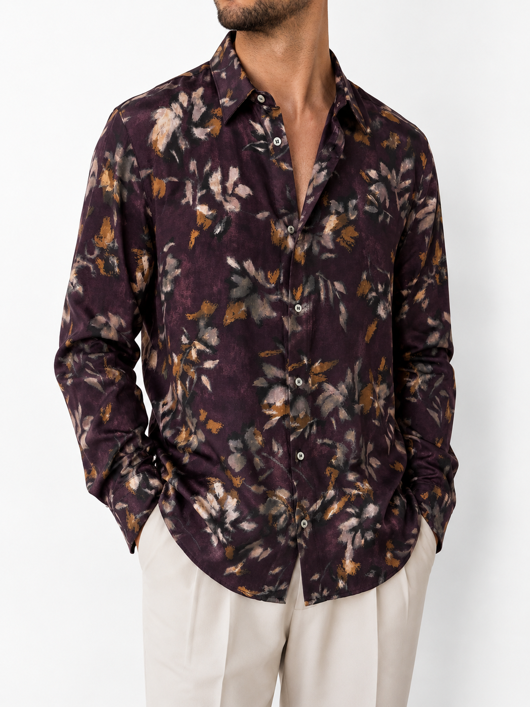 Camicia Bordeaux