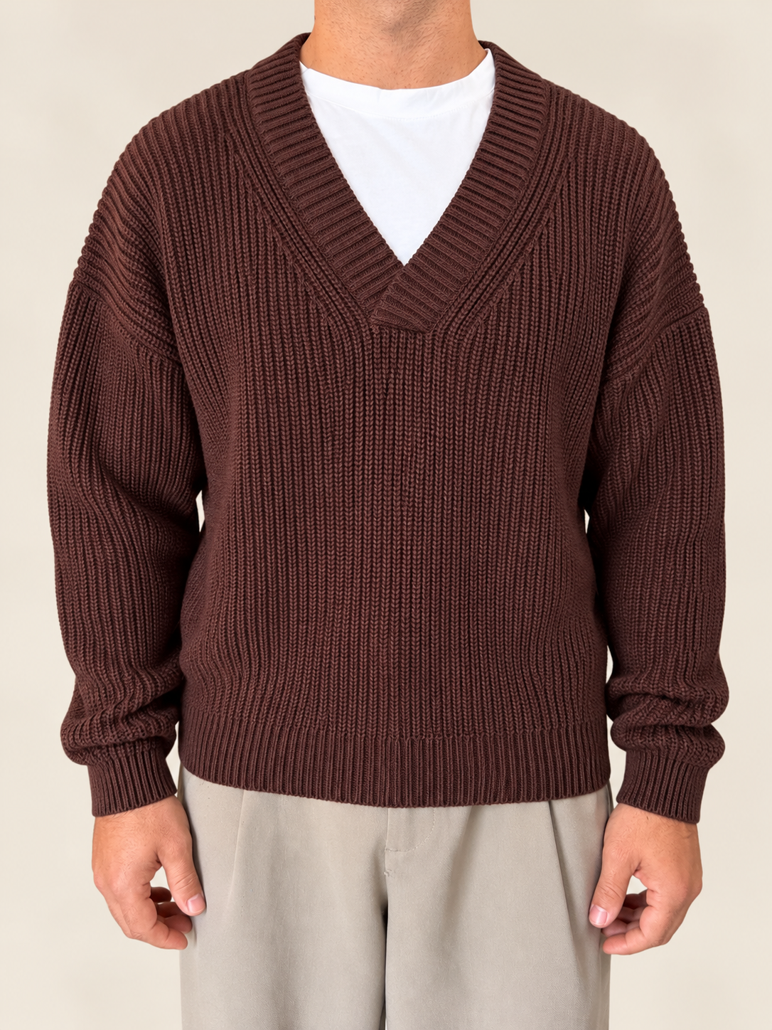 Maglia Inglese Marrone Marsem