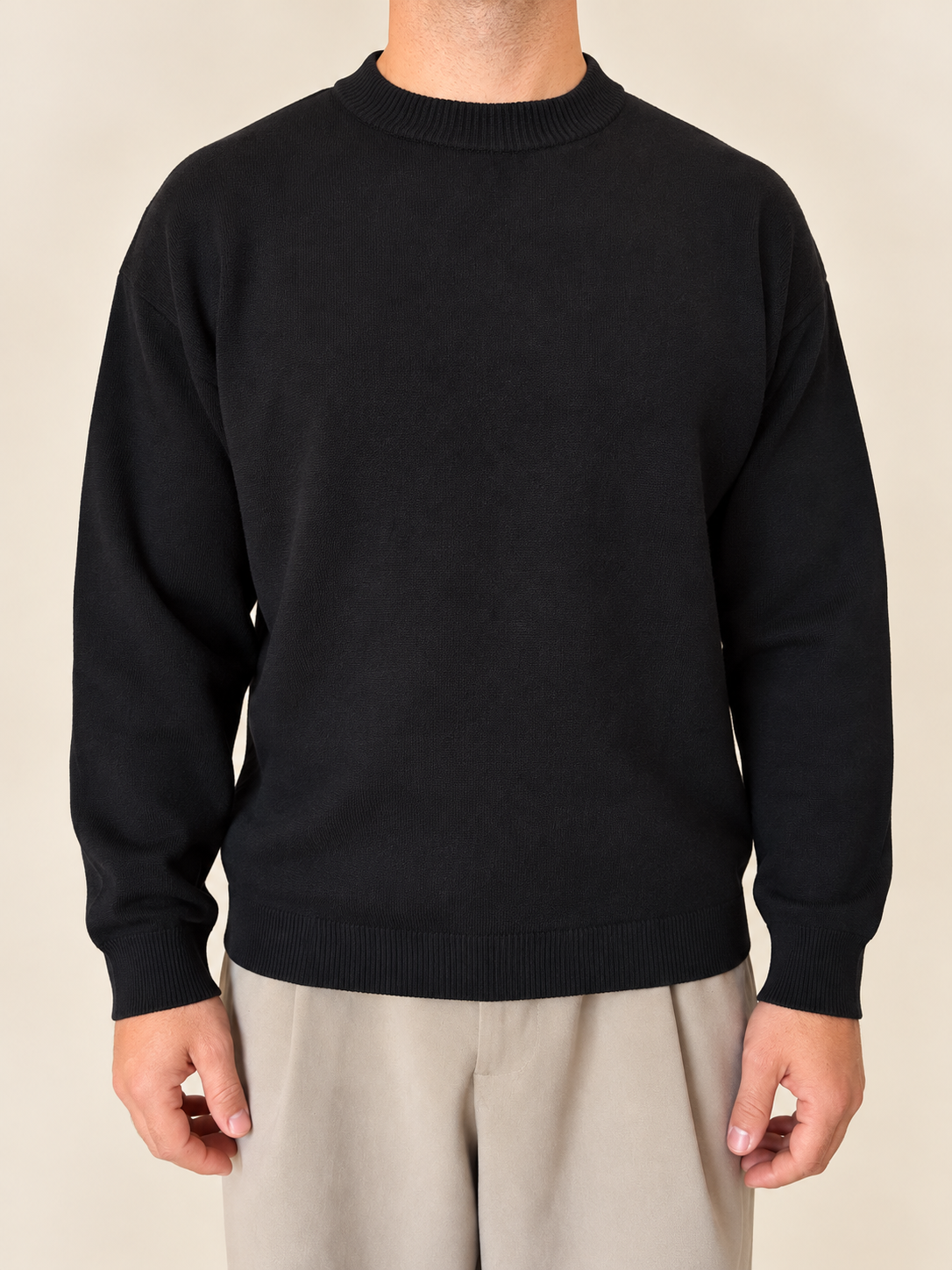 Maglia Boxy Fit Nera