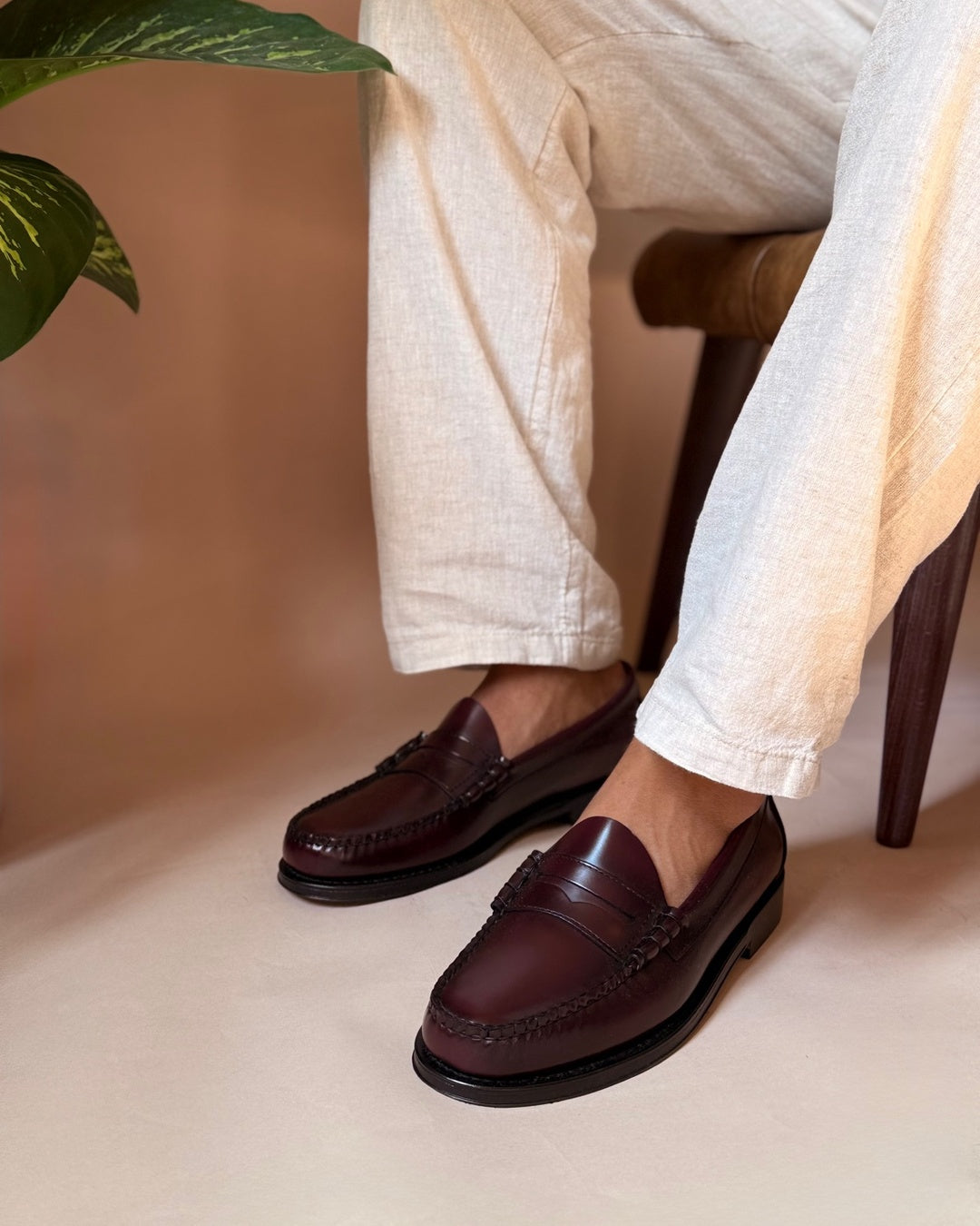 Mocassino in Pelle Bordeaux G.H. Bass