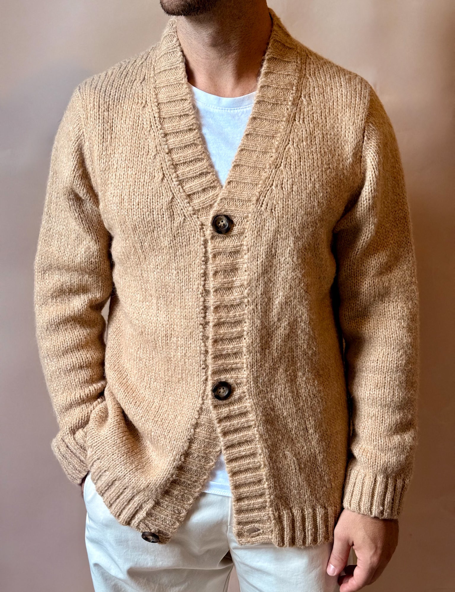 Cardigan Classico in Lana