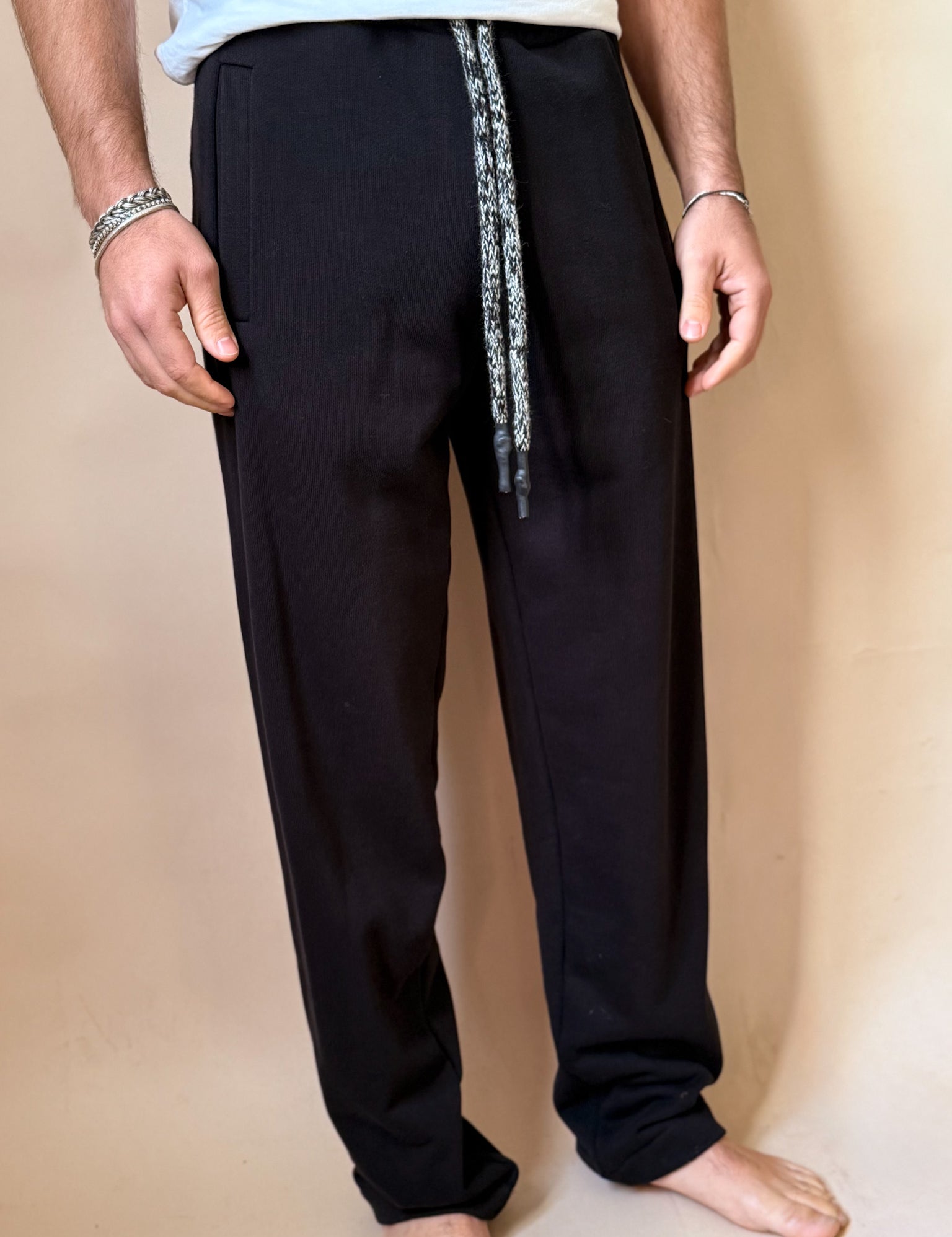 Pantalone in 100% Cotone Garzato