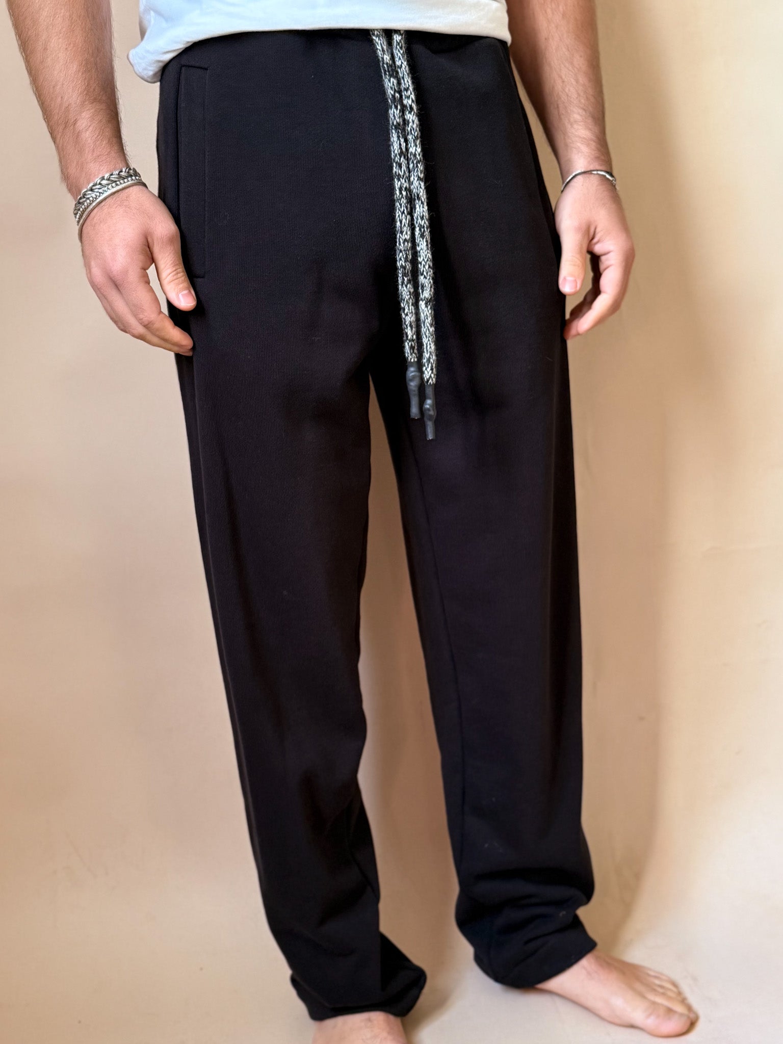 Pantalone in 100% Cotone Garzato