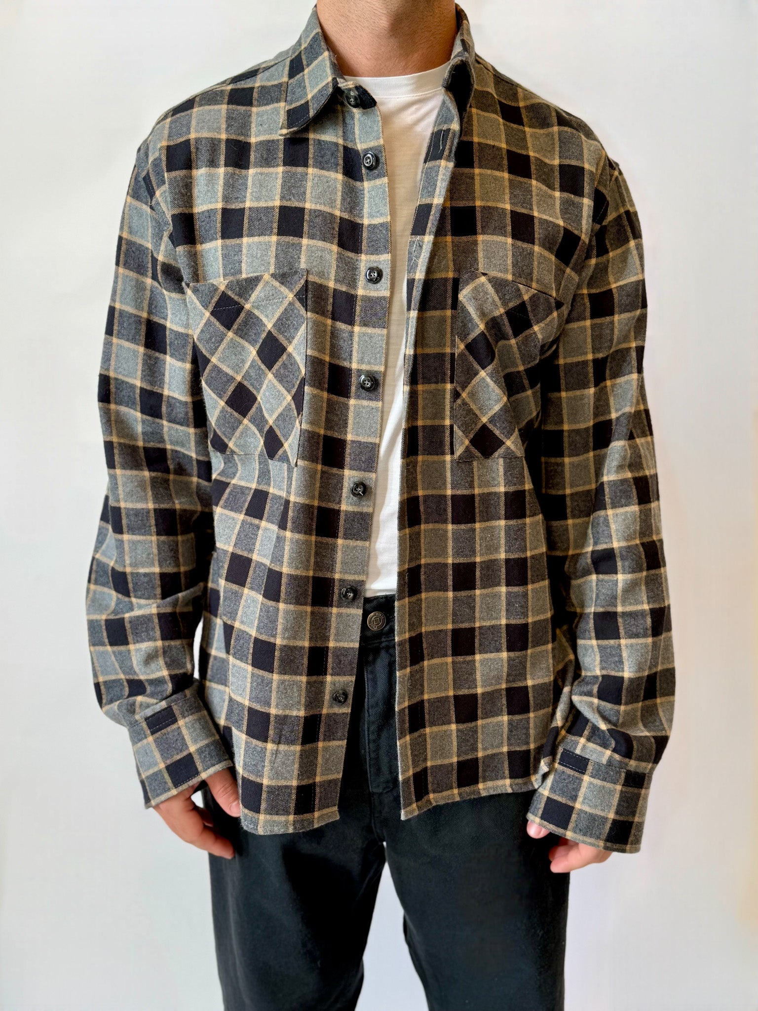 Camicia Ener Grigia Over