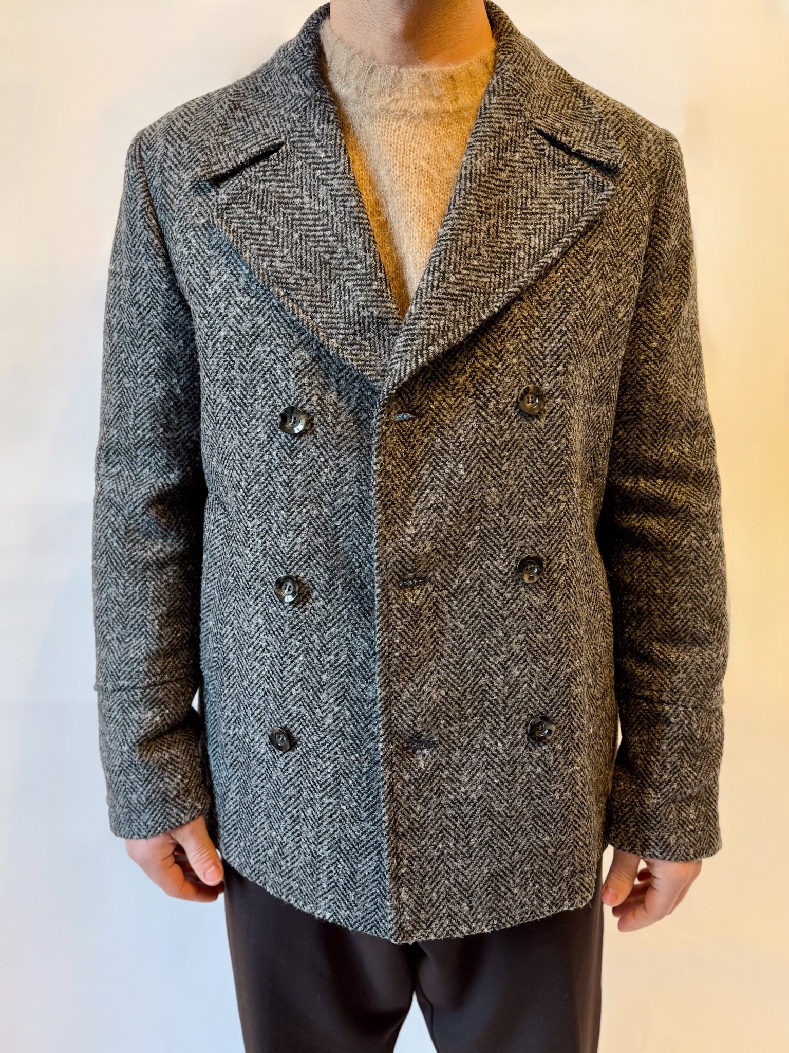 Cappotto Doppio Petto Spinato